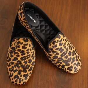 Birdies The Starling in New Leopard-Print Hair Calf